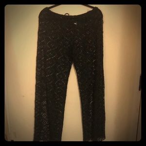 Black cover up pants NEW